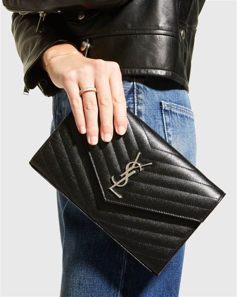 ysl large monogram wallet|YSL handmade wallet.